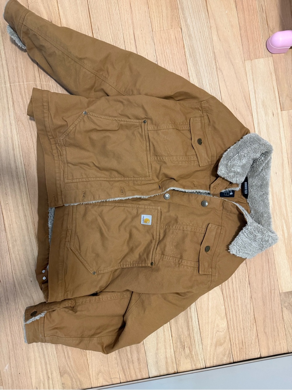 Carhartt Women’s Brown Sherpa-Lined Work Jacket